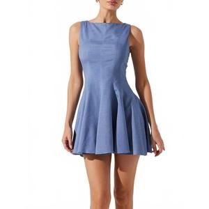 NEW ASTR xaria mini dress in blue